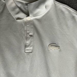 Lacoste White Polo with Logo - 4xl